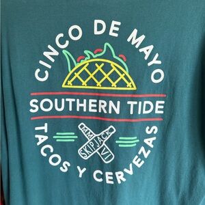 Southern Tide Teal Cinco de Mayo Tee